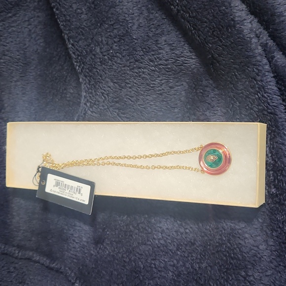 Kurt Geiger Jewelry - Kurt Geiger Eagle Head Cabochon Stone Pendent Necklace